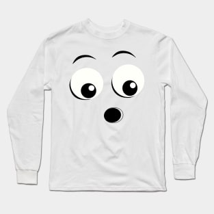 Emoji - surprised face Long Sleeve T-Shirt